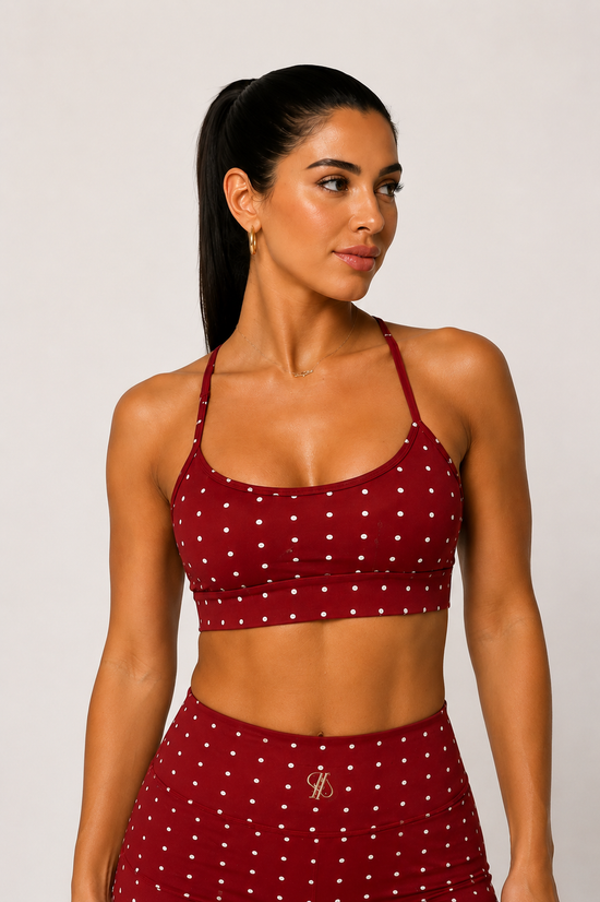 Brassière à pois
